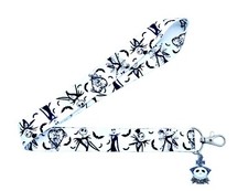 Nightmare Before Christmas Lanyard with Matching Jack Skellington Charm