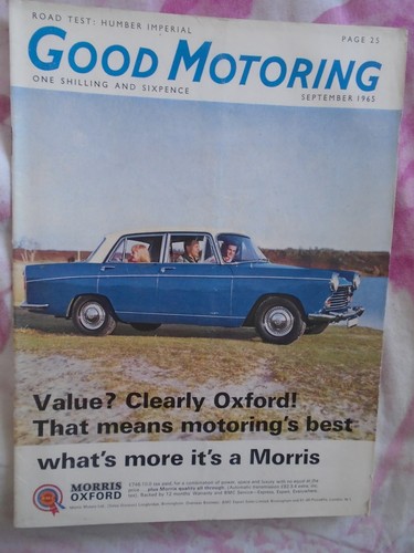 Good motoring sep 1965 - motoring, humber