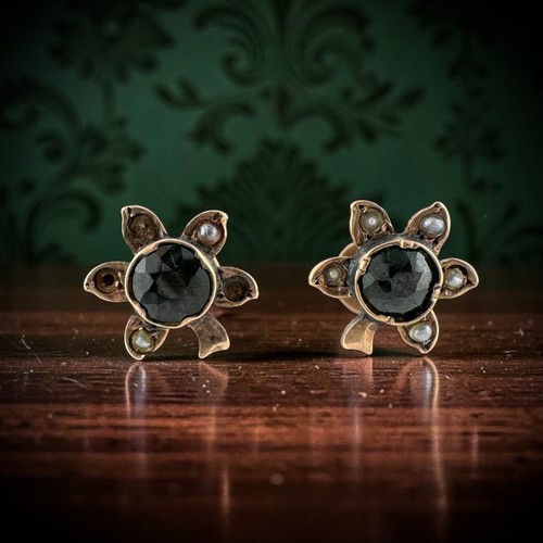 Antique 10k gold seed pearl - gold,