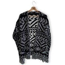 Ladies Open Poncho Cardigan