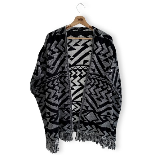 Ladies open poncho cardigan - open,