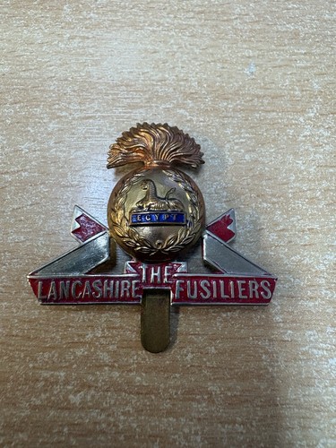 Lancashire fusiliers cap badge - lancashire,