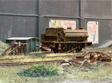 OO gauge locomotive: Scrapyard J94 Austerity Saddle Tank, heavily rusted. Ref J9