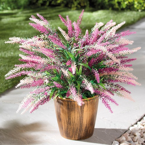 Artificial heather plant - heather, in