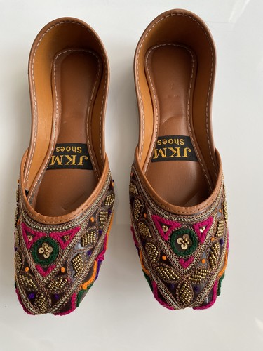 Ladies women brown embroidered - brown,