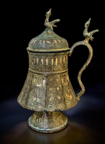 Medieval persian silver inlaid - medieval,