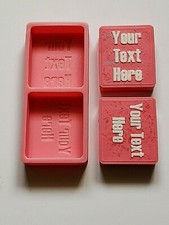 Custom Made Silicone Moulds for Soap Bars Personalised Moulds