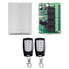 4CH Wireless Remote Switch 433MHz Receives and Controls Four-way Relay Module