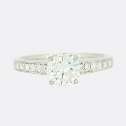 Diamond engagement ring 18ct - ring,