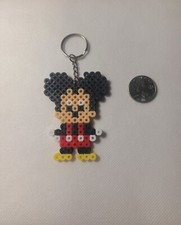 Perler Bead Keychain Mickey