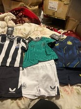 Newcastle United Baby Kit  AWAY Only 0 To 3 Months New top And Shorts Castore