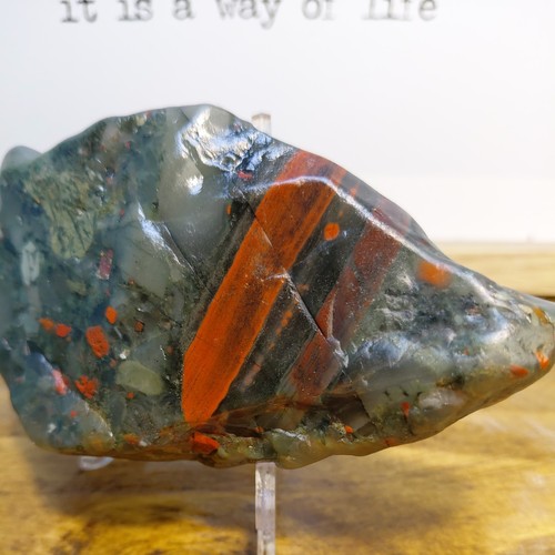 Green red bloodstone pyrite - green,