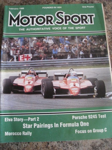 Motor sport feb - motor, 1986
