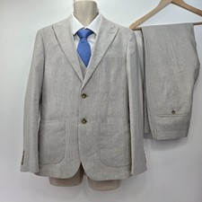 Moss London 3 Piece Suit Linen