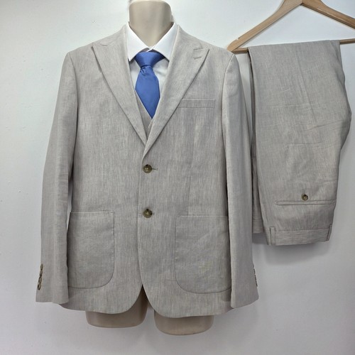 Moss london piece suit linen - piece,