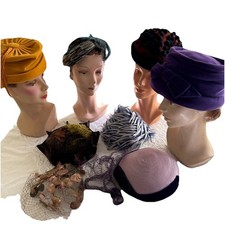 Vintage 1950s 60s Hat Lot 8