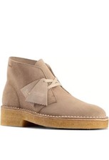 Clarks Originals Ladies DESERT BOOT 221 Sand Suede Boots Size UK 4 D EU 37