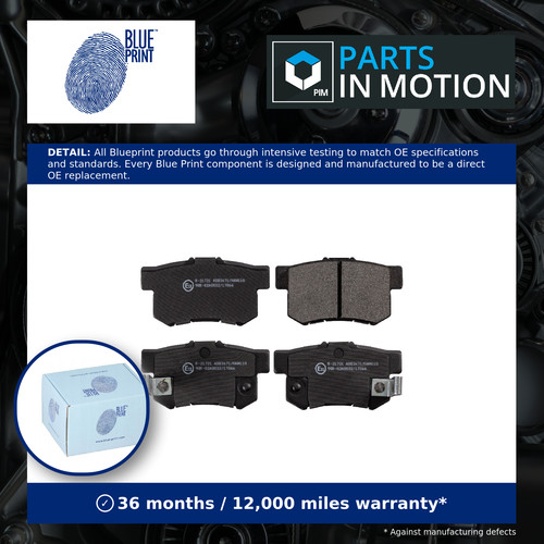 Brake pads set fits - brake, honda