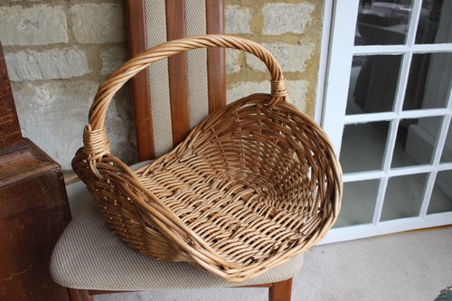 Large wicker log basket x - log, 46