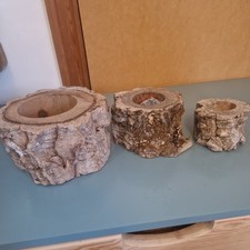 Natural Cork Bark pots pot Wood Tank planters Terrarium Vivarium airplant