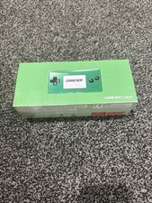 Nintendo Gameboy Micro Console Green Boxed With Manuals