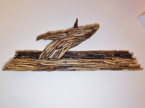 Handmade wooden wall art - wall,