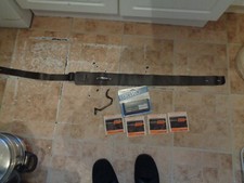 Columbus guitar strap,seiko quartz tuner, 4 strings