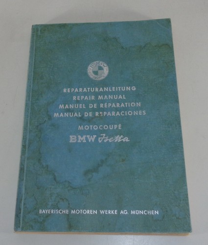 Workshop manual bmw isetta 250 - manual,