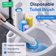 UK Disposable Toilet Brush Set