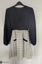 Mela London Navy White Dress Size 8