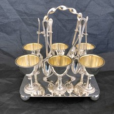 Antique art deco egg cruet
