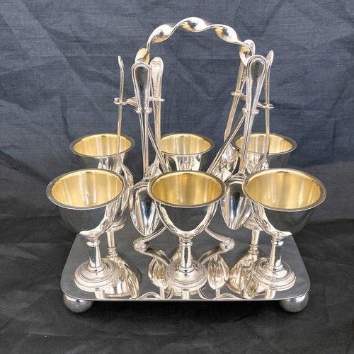 Antique art deco egg cruet