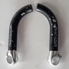 Claud Butler Bar Ends Ski Bend Bicycle Retro Pair of retro bike bicycle black