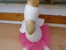 FUNKY FRIENDS WHITE PLUSH SWAN