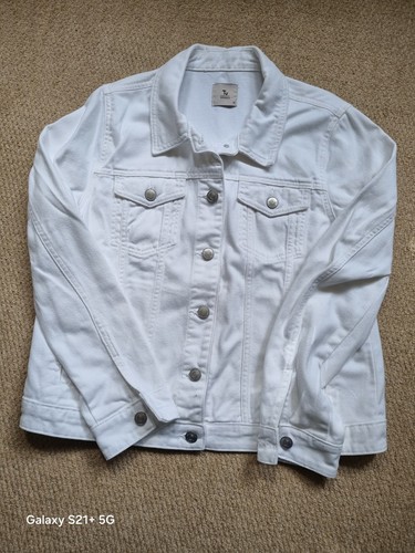 White denim jacket - denim, 14