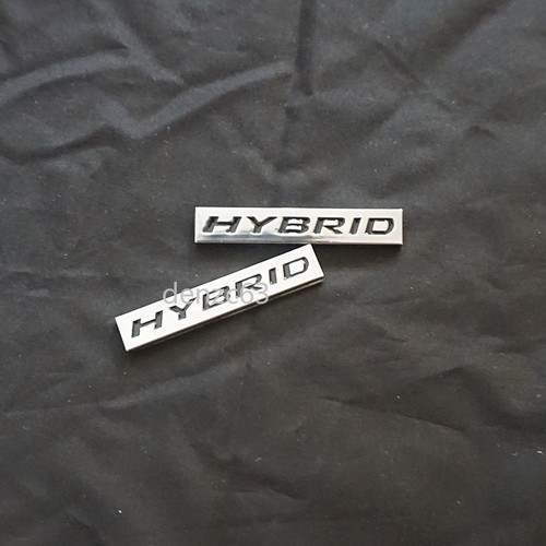 Chrome silver hybrid black - 2x,