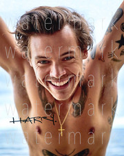 Harry Styles signed shirtless