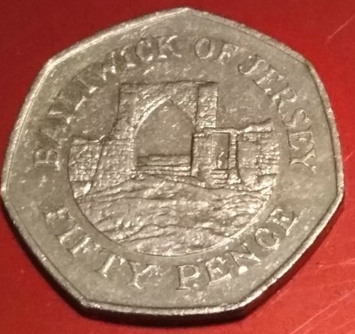Jersey circulated 50p - , coin