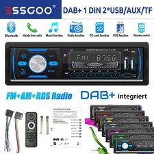 DAB+ Single 1 DIN Car Radio