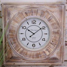 Large Square Wall Clock 80cm