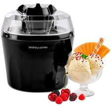 Ice Cream Maker Machine Gelato | Sorbet | Frozen Yoghurt 1.5 Litre Andrew James