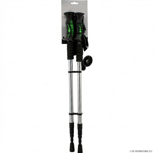 Adjustable trekking poles pair - trekking,