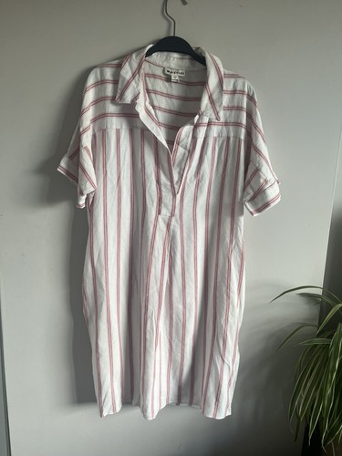 Whistles linen blend - linen, striped