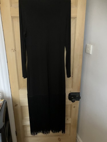 Albaray long black - albaray, fringed
