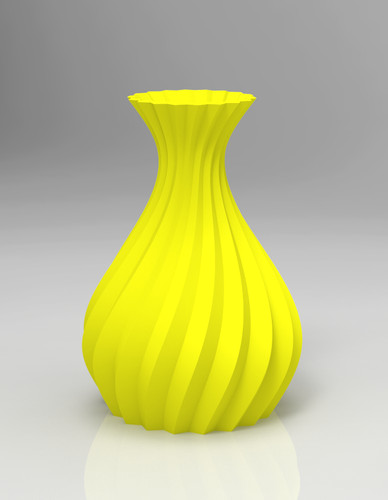 Custom printed spiral vase - printed,
