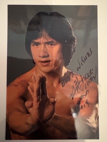Signed photo jackie chan - signed,