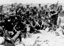 Soldiers being entertained by