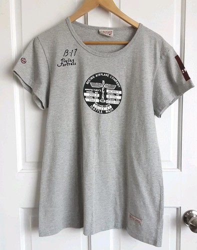 Red canoe boeing shirt grey - t,