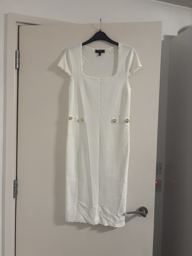 Lipsy white dress - lipsy, scallop