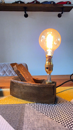 Rustic industrial wooden plane - industrial,